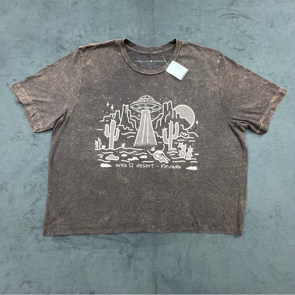 Inspired Culture Brown Tee‎
